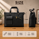 Structured Tote Bag - Black