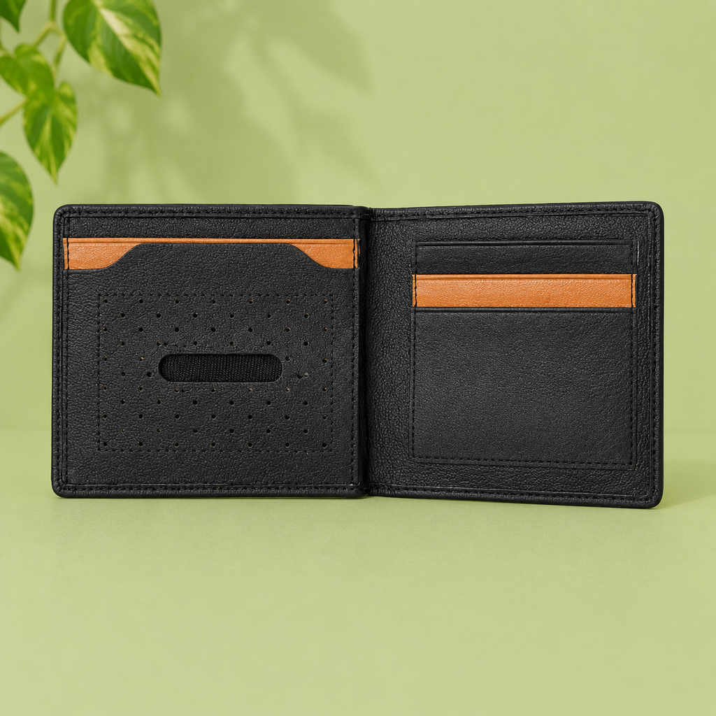 Men's Bi-Fold Leather Wallet