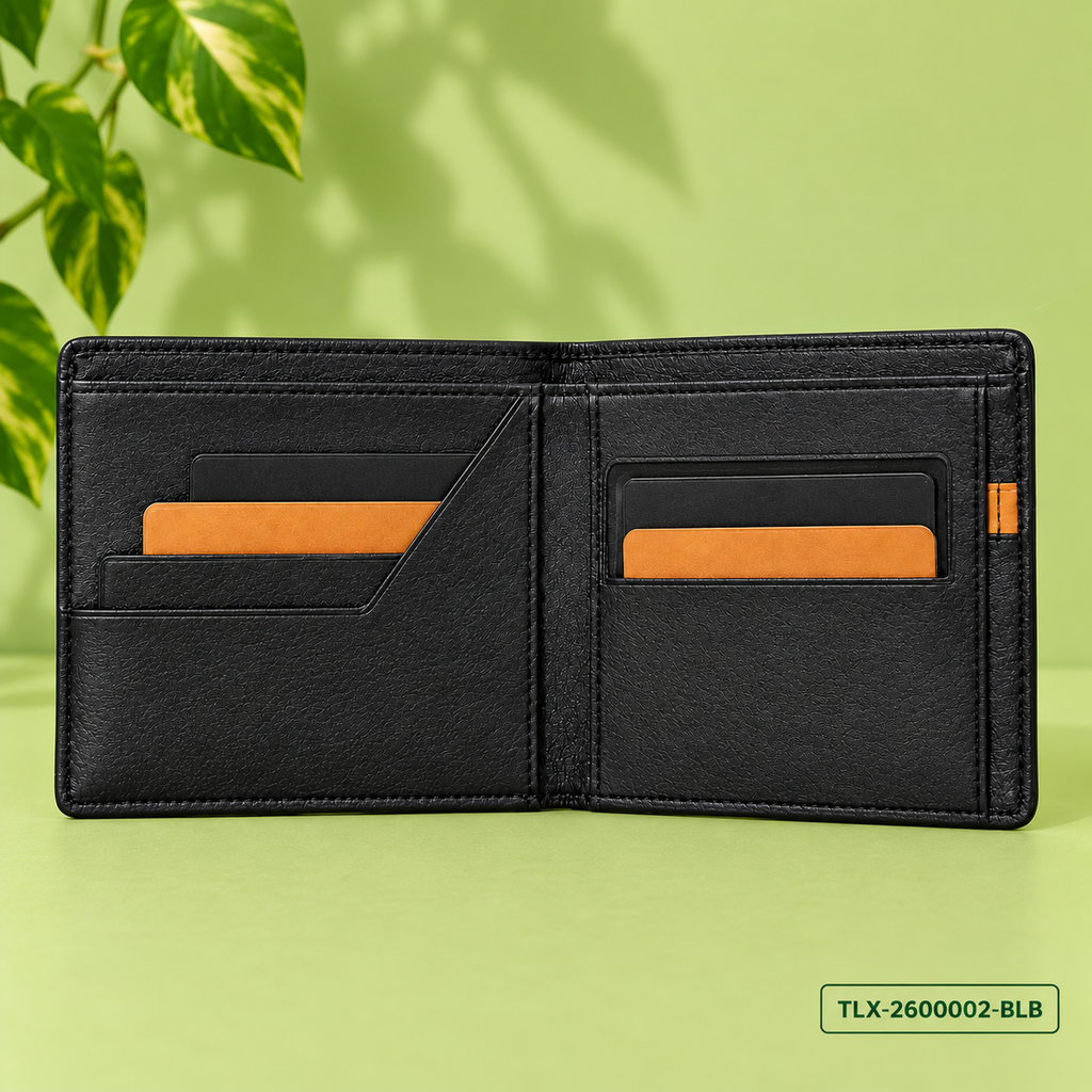 Men's Bi-Fold Leather Wallet