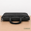 Leather Dual-Zip Work Bag