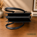 Crocodile Embossed Satchel Bag