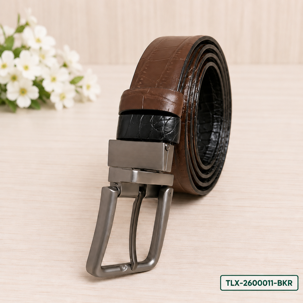 Reversible 2-in-1 Leather Belt