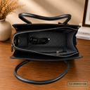 Crocodile Embossed Satchel Bag