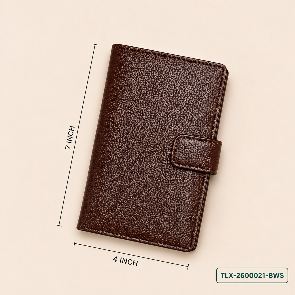 Brown Snap Wallet