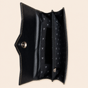 Black Multicolor Panel Ladies Purse