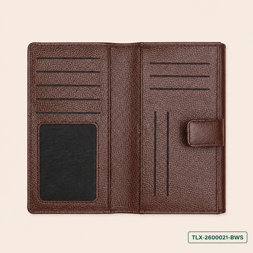 Brown Snap Wallet