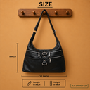 Urban Zip Hobo Shoulder Bag
