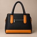 Elegant Two-Tone Handbag