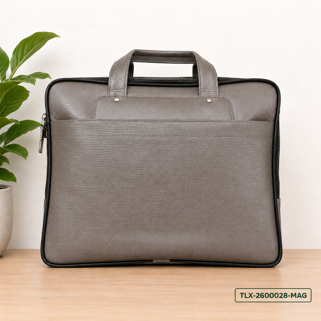 Leather Multi-Compartment Carry Bag
