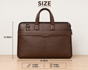 Leather Dual-Zip Work Bag