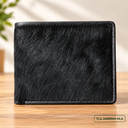 Hair-On Leather Bi-Fold Wallet