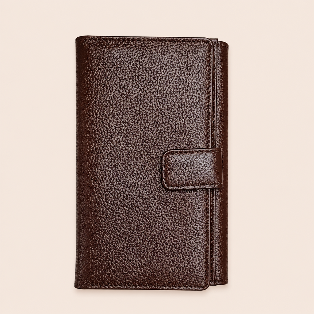 Brown Snap Wallet