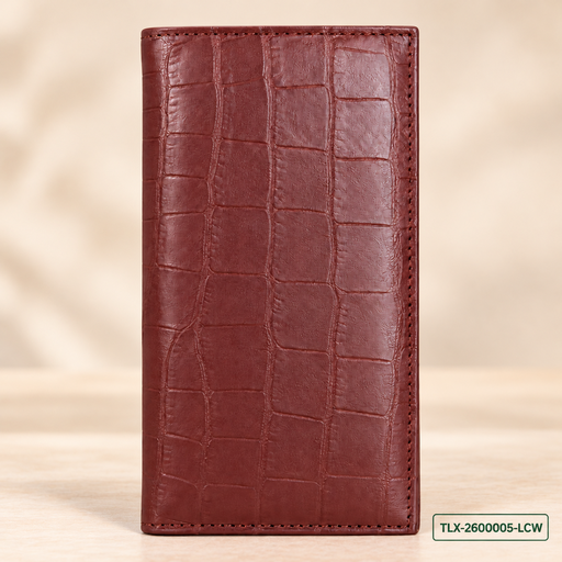 [TLX-2600005] Luxury Crocodile-Pattern Long Wallet
