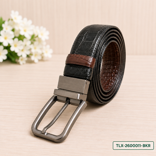 [TLX-2600011] Reversible 2-in-1 Leather Belt
