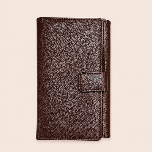 Brown Snap Wallet