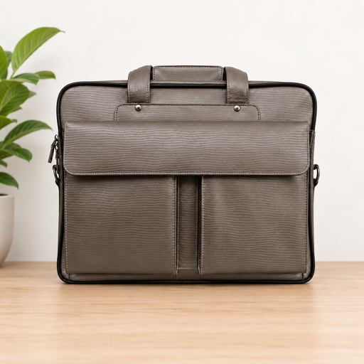 Leather Multi-Compartment Carry Bag